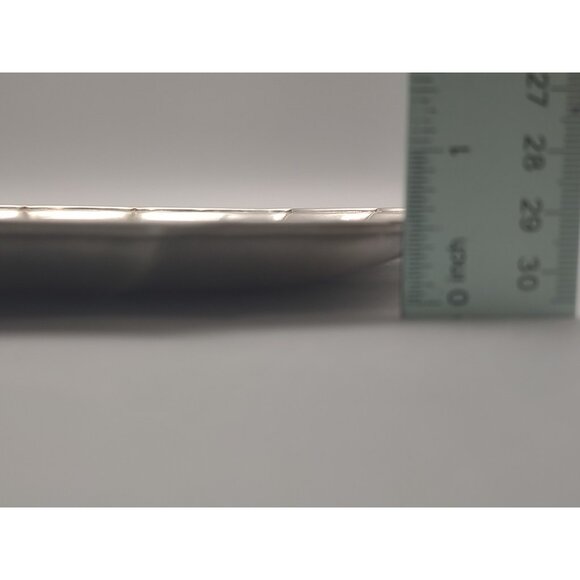 Vintage Chippendale Silver Plate Serving or Trinket Tray, Scallop Edge, 10.75" - Picture 11 of 17